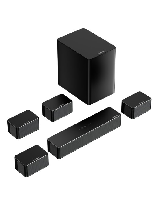 Ultimea Poseidon D70 Soundbar Subwoofer Speaker Kit  7 1 Channel  10 Bands Equalizer  121 Preset EQ Matrices