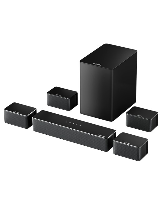 Ultimea Poseidon D70 Soundbar Subwoofer Speaker Kit  7 1 Channel  10 Bands Equalizer  121 Preset EQ Matrices