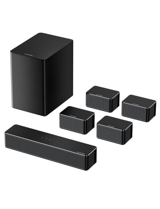 Ultimea Poseidon D70 Soundbar Subwoofer Speaker Kit  7 1 Channel  10 Bands Equalizer  121 Preset EQ Matrices