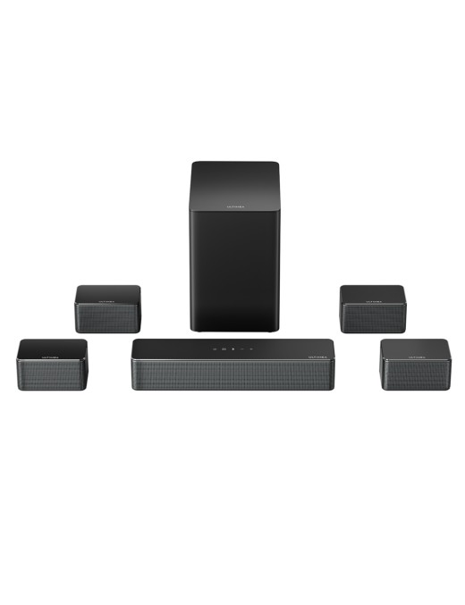 Ultimea Poseidon D70 Soundbar Subwoofer Speaker Kit  7 1 Channel  10 Bands Equalizer  121 Preset EQ Matrices