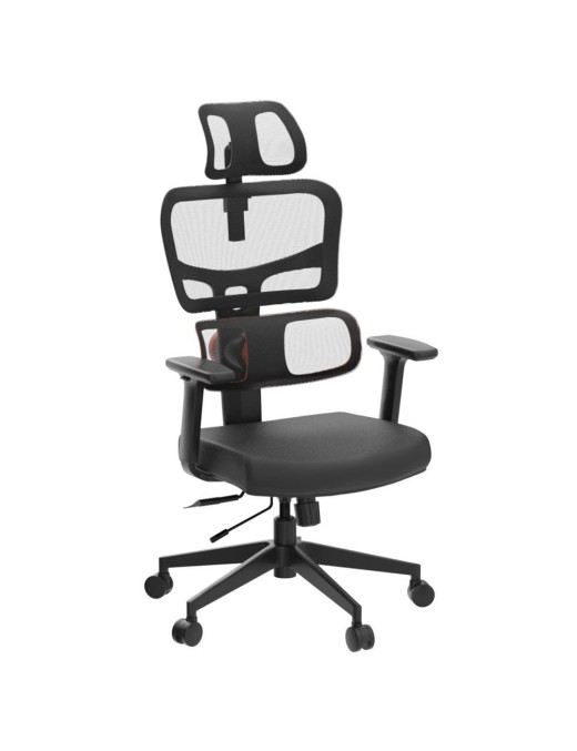 NEWTRAL Chair Standard NT001 Adaptive Lower Back Support Ergonomic Chair  Adjustable Armrest Headrest  Nylon Base